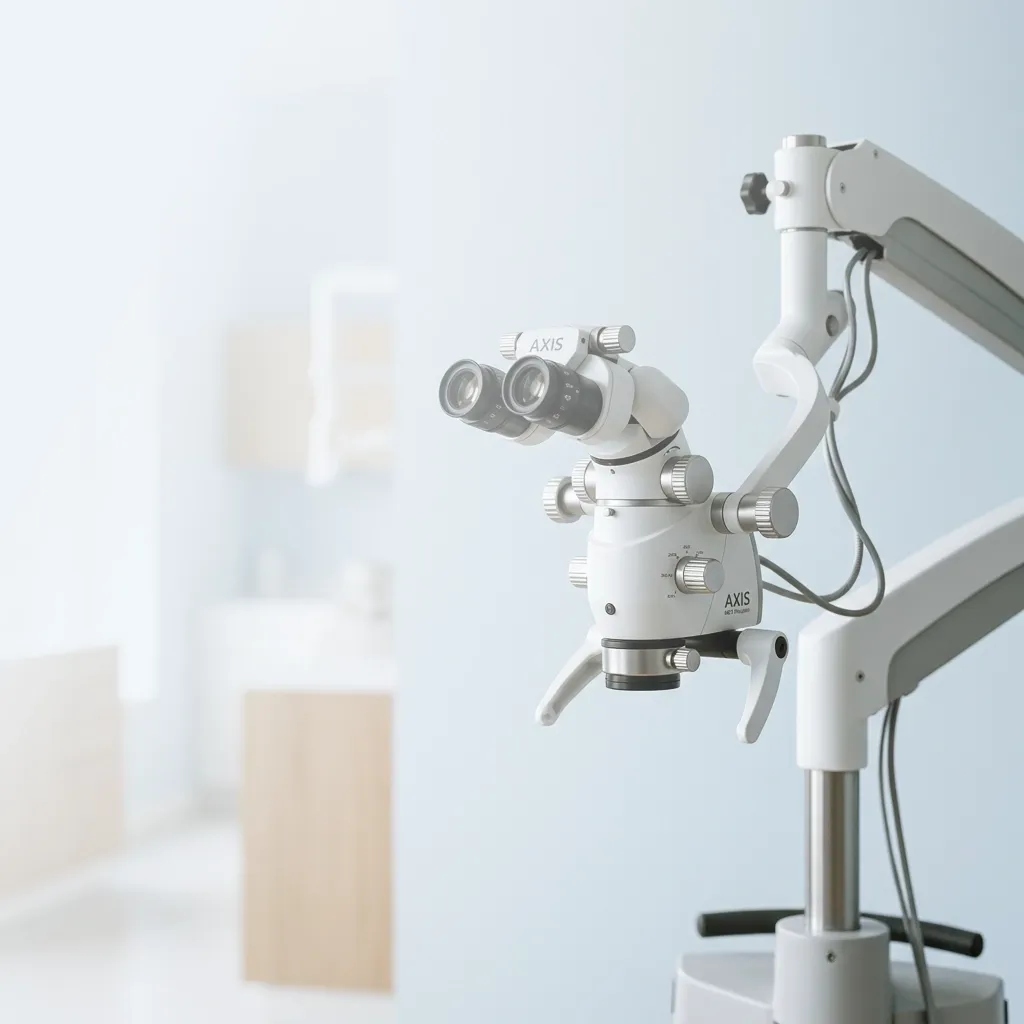 Dentalmikroskop zur Untersuchung von Bakterien und Gewebeproben